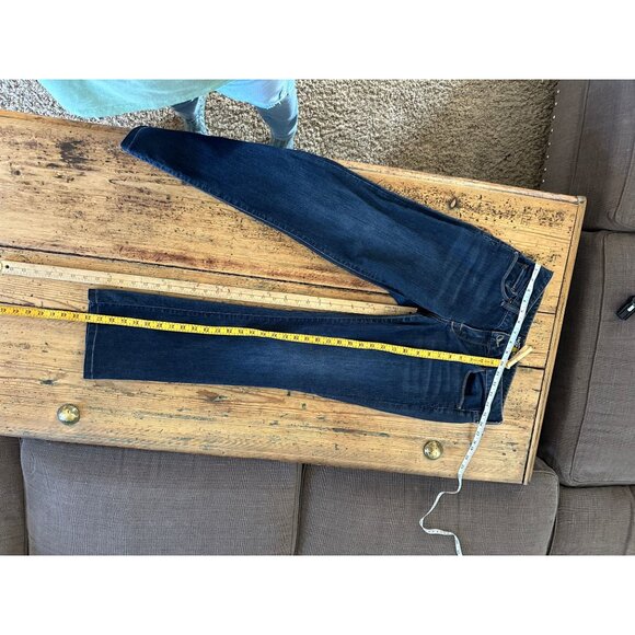 Lucky Brand Womens Straight Fit Blue Jeans Size 8 Mid-Rise Cotton Blend Lola - Picture 8 of 8